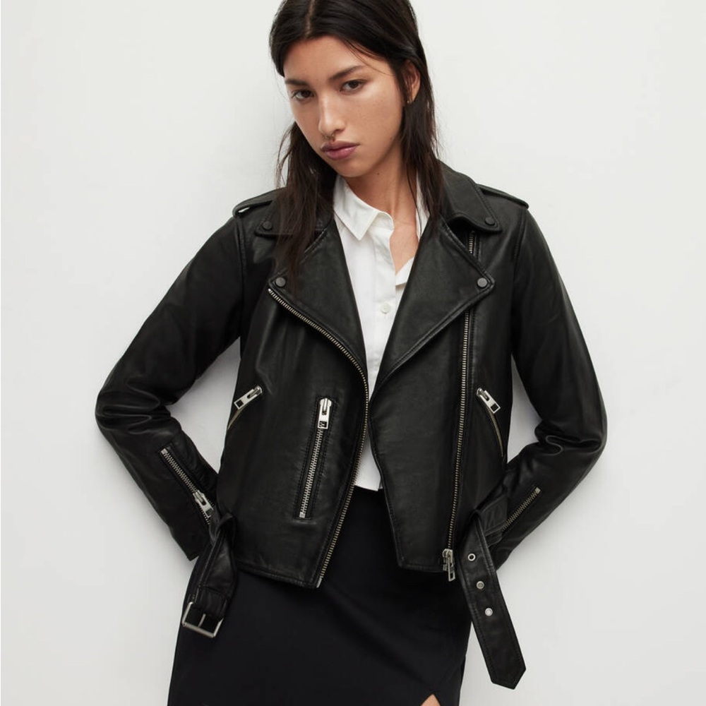 All Saints Balfern Leather Jacket